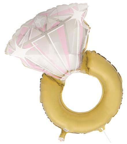 Diamond Ring Shape 81.2cm (32") Foil Balloon